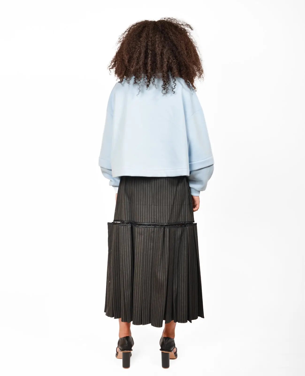 Blue V-Neck Sweatshirt