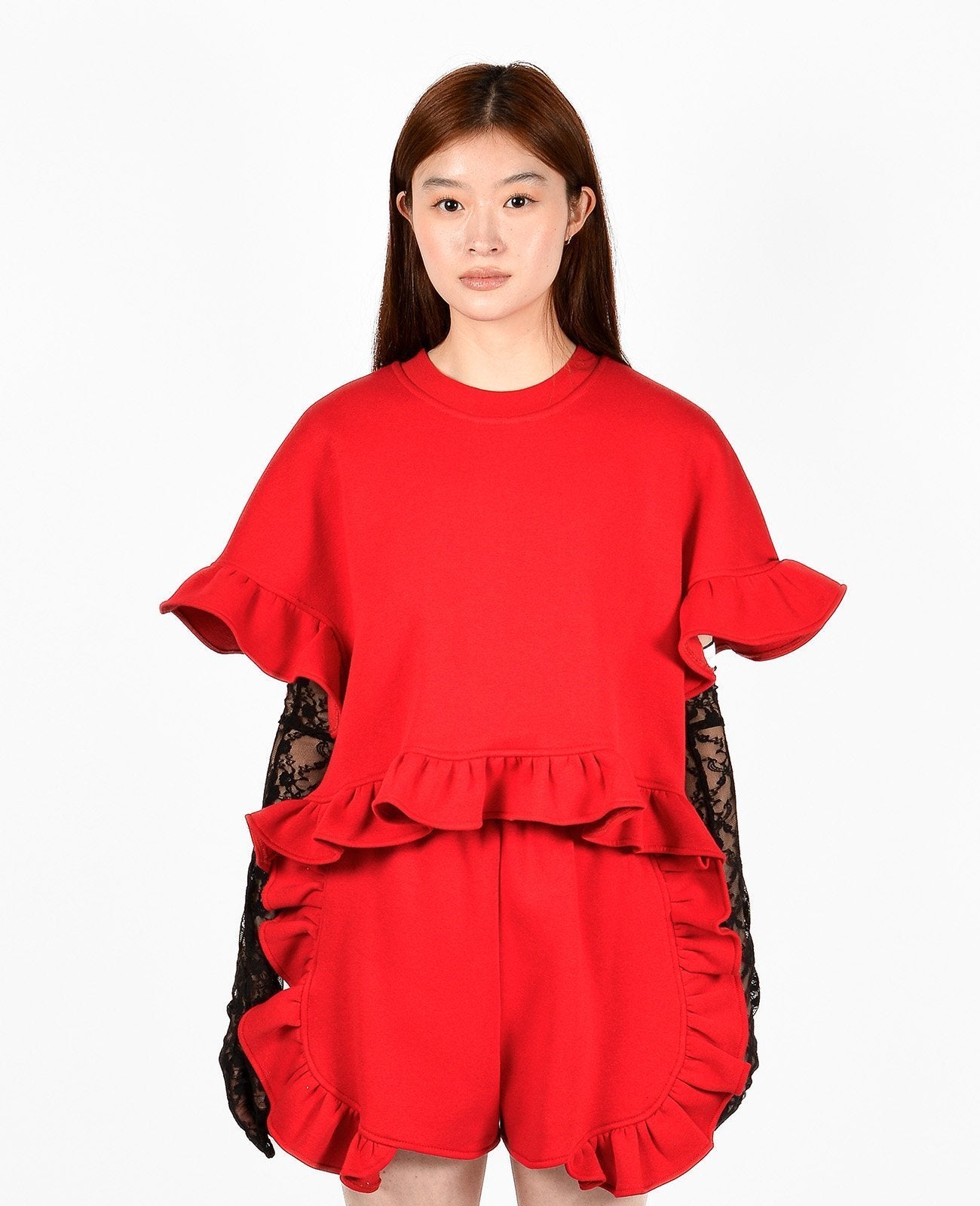 Red Peony Blouse