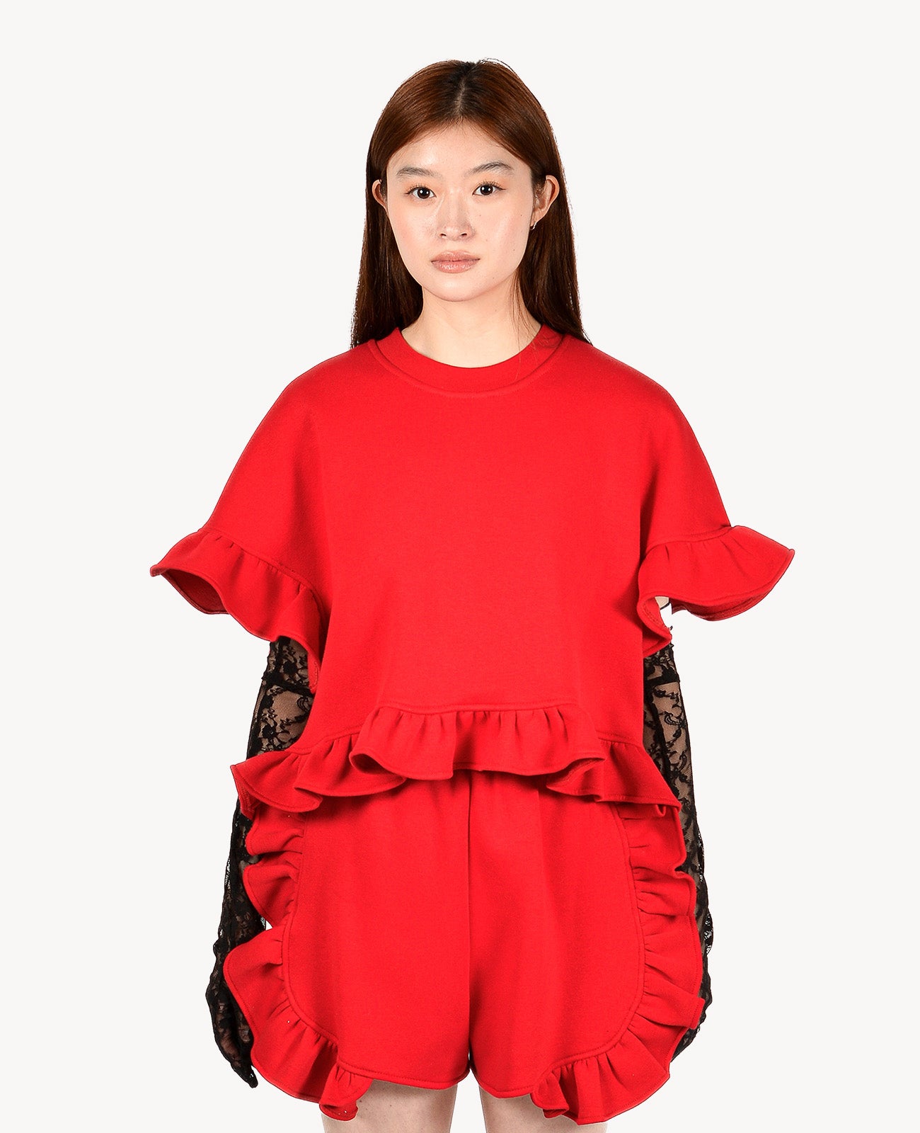 Red Peony Blouse
