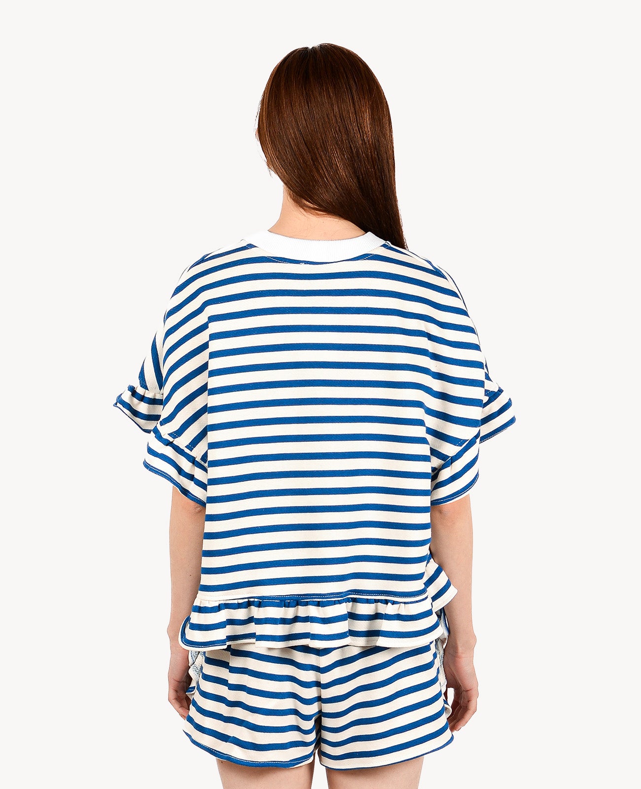 Striped Peony Blouse