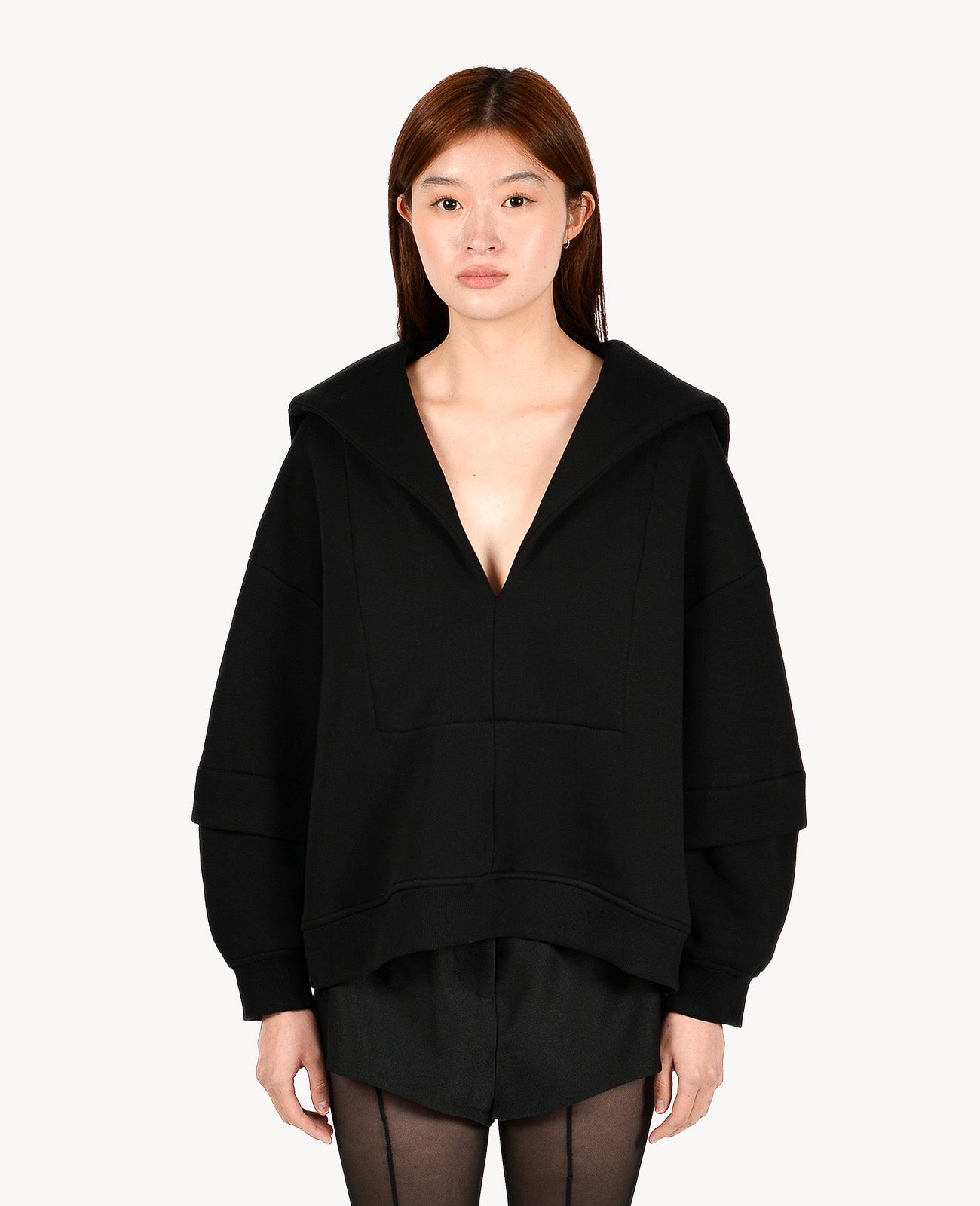V-Neck Capeshirt