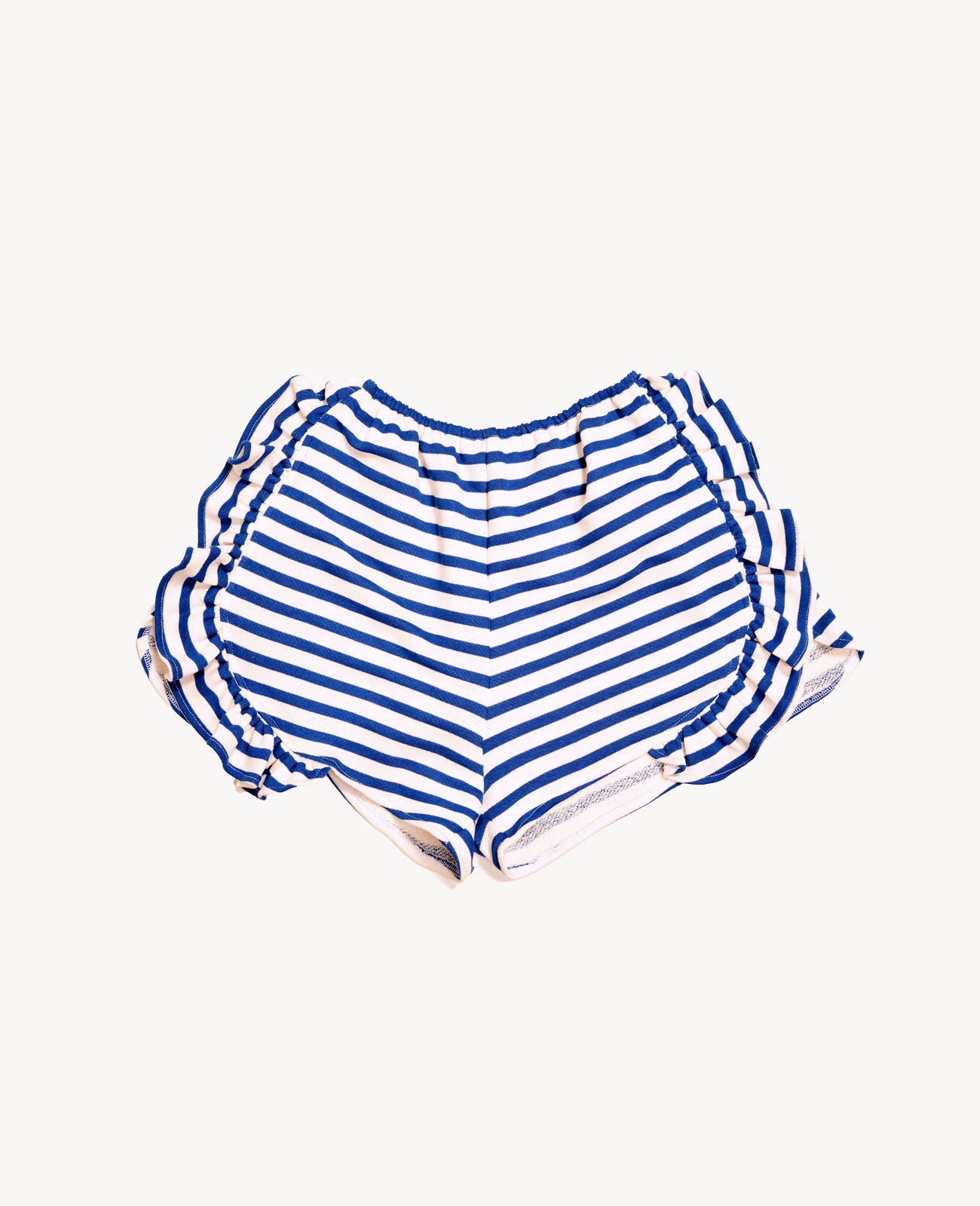 Striped Peony Shorts