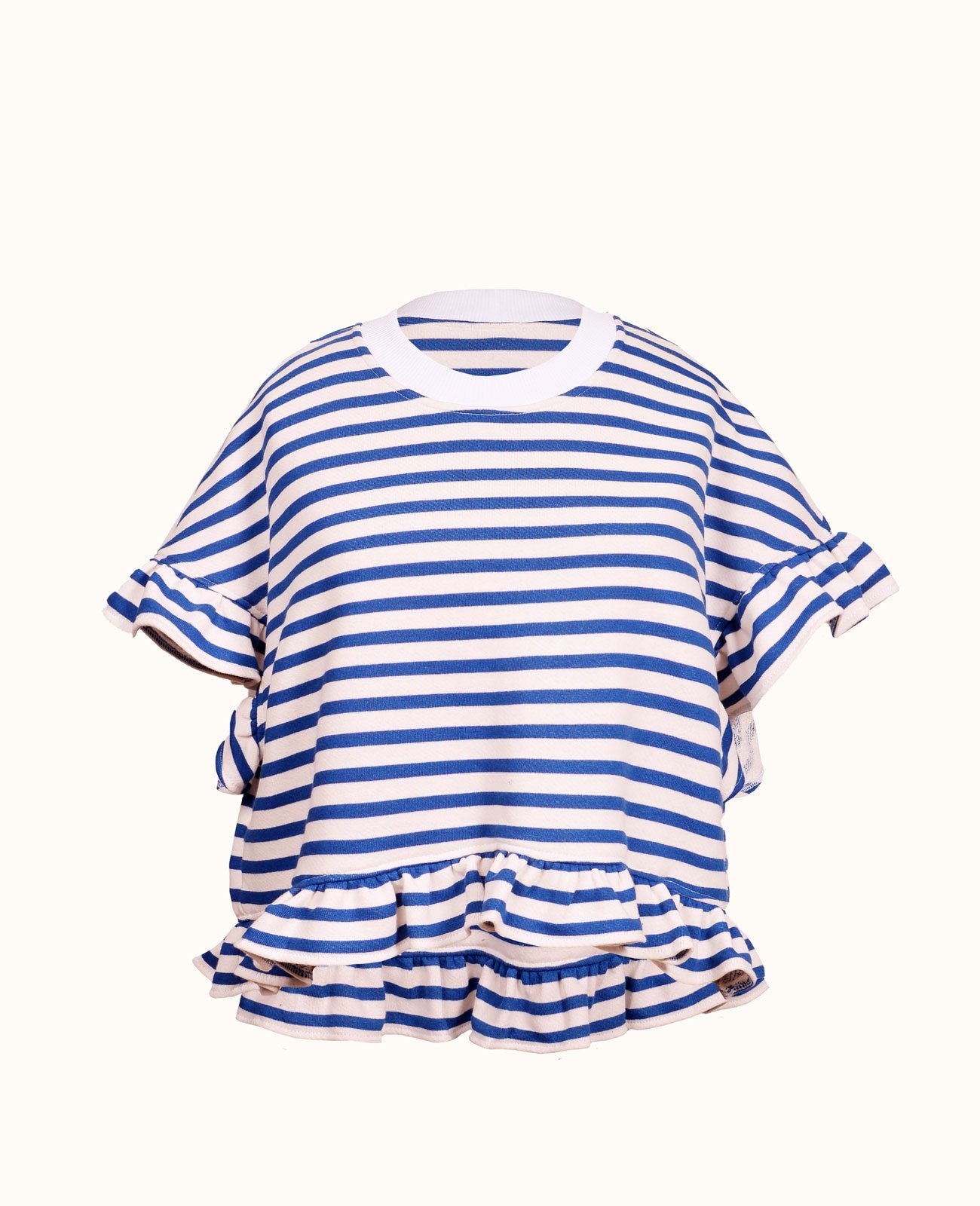 Striped Peony Blouse