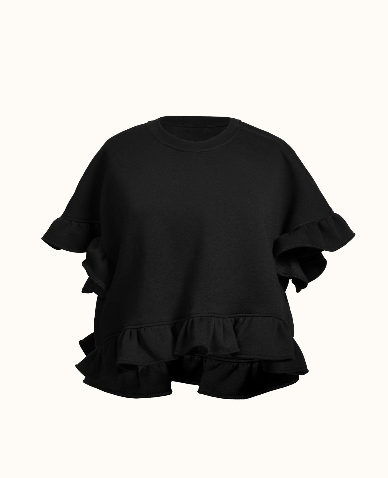 Black Peony Blouse
