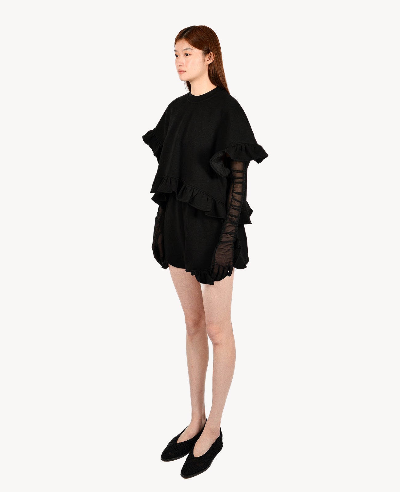 Black Peony Blouse