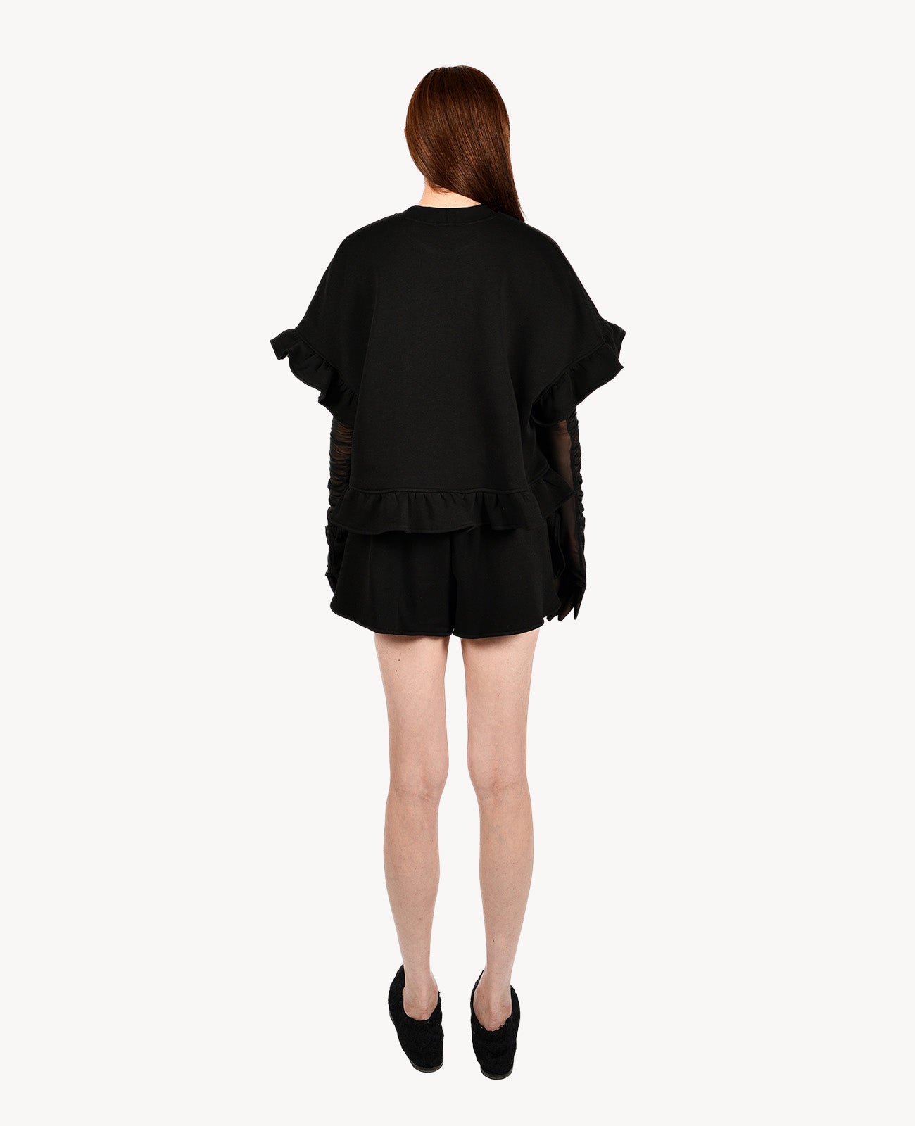 Black Peony Shorts