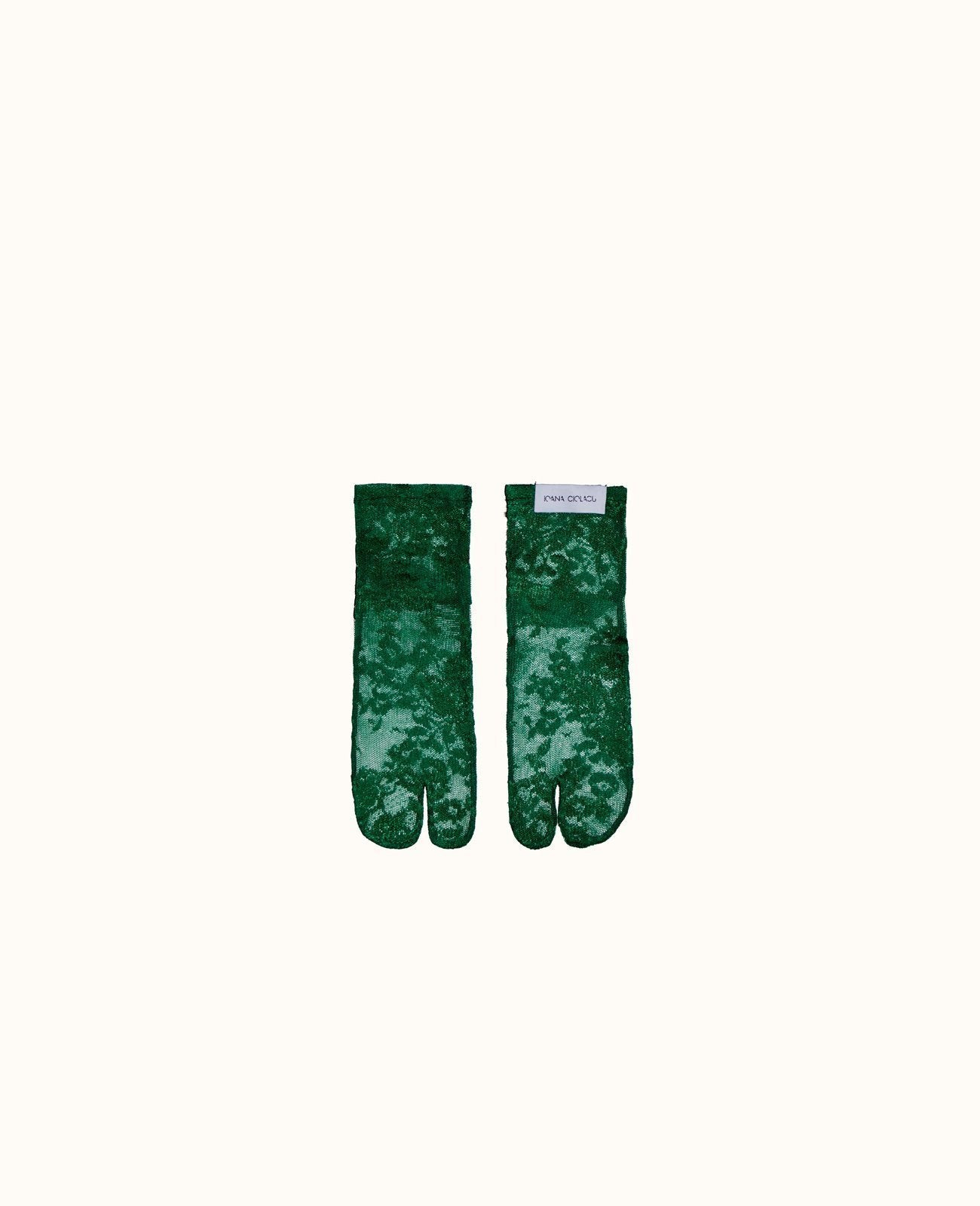 Green Brody Tabi Socks