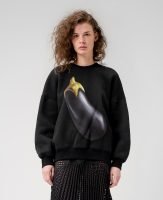 Aubergine Black Sweatshirt